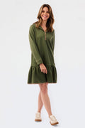 Adriana Dress-Olive