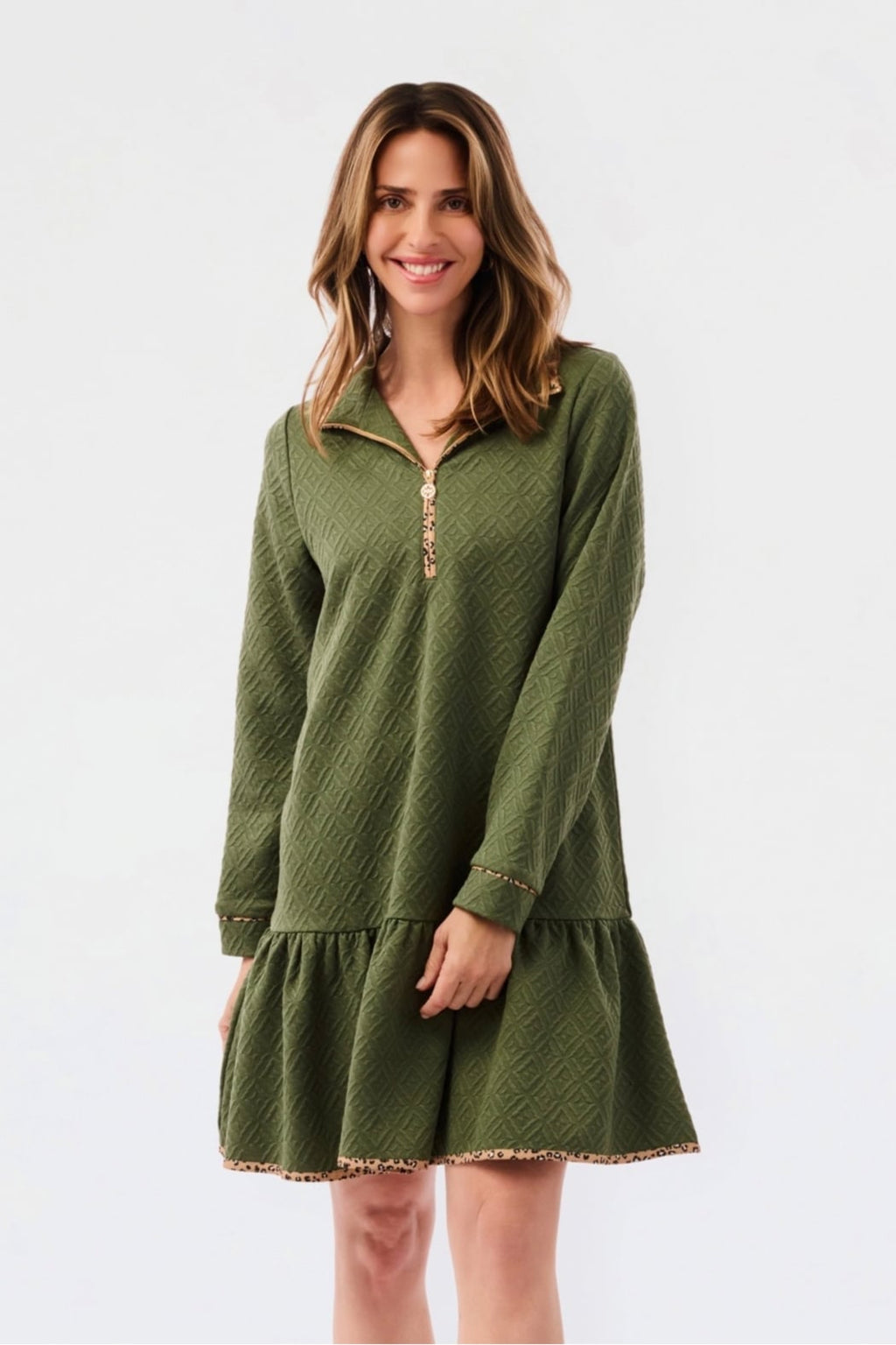 Adriana Dress-Olive