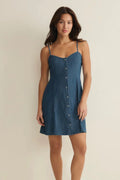 Angel Eyes Denim Mini Dress