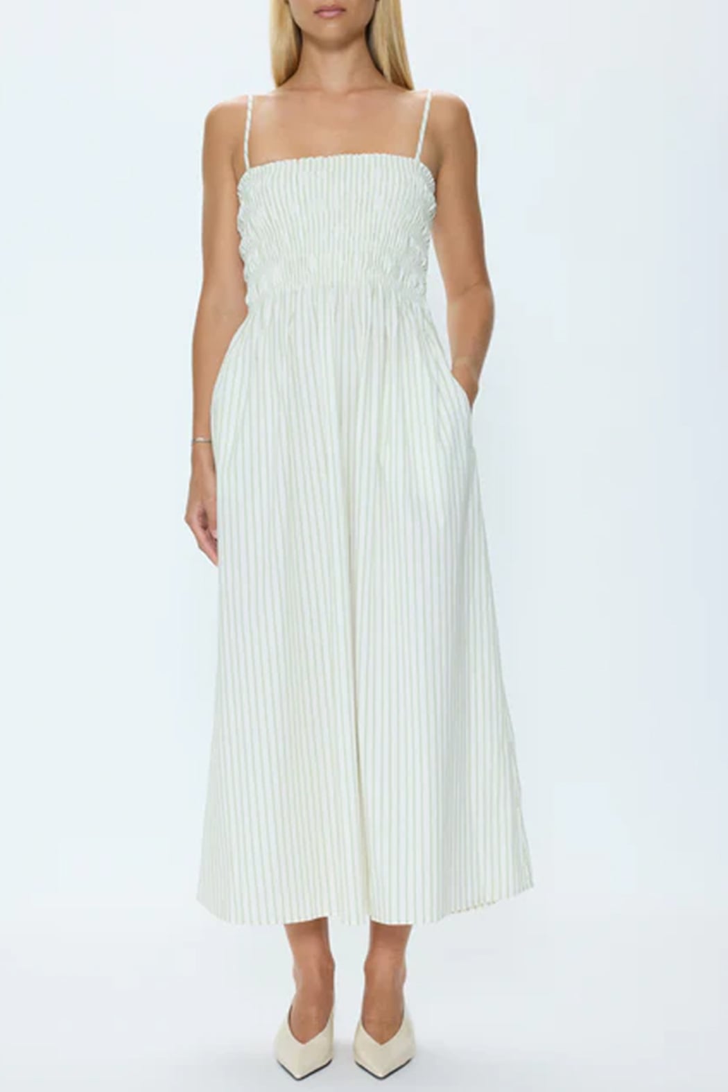 Bianca Shirred Bodice Dress