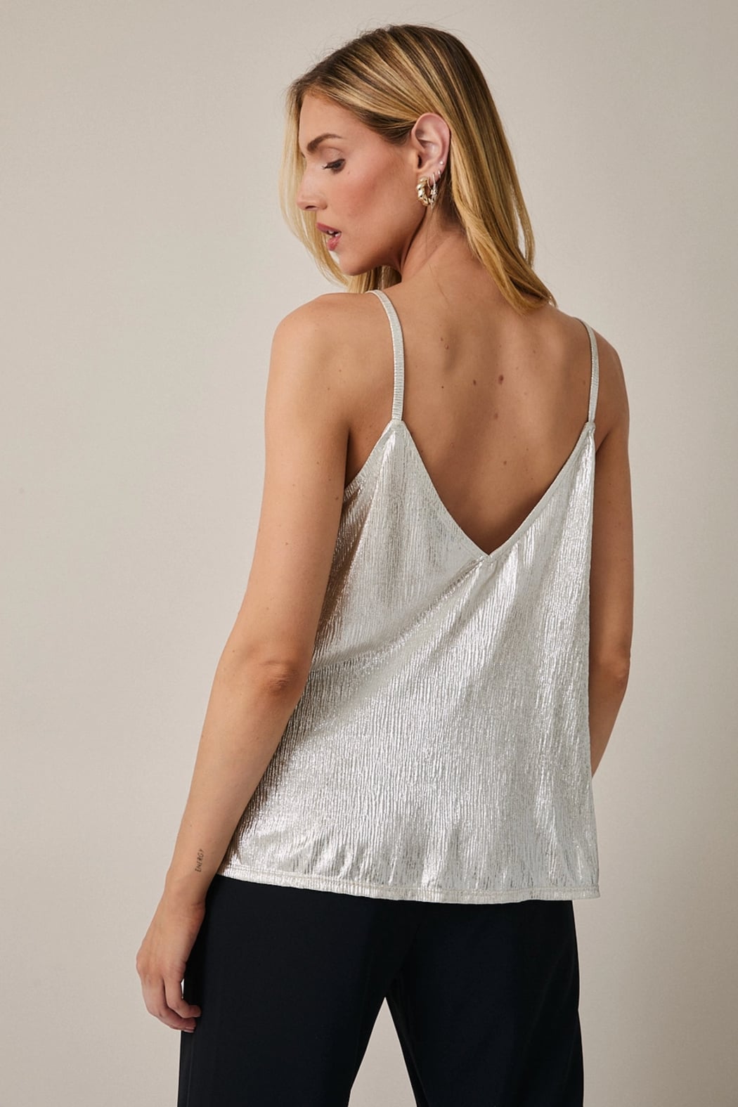 Champagne Thin Strap Cami Top
