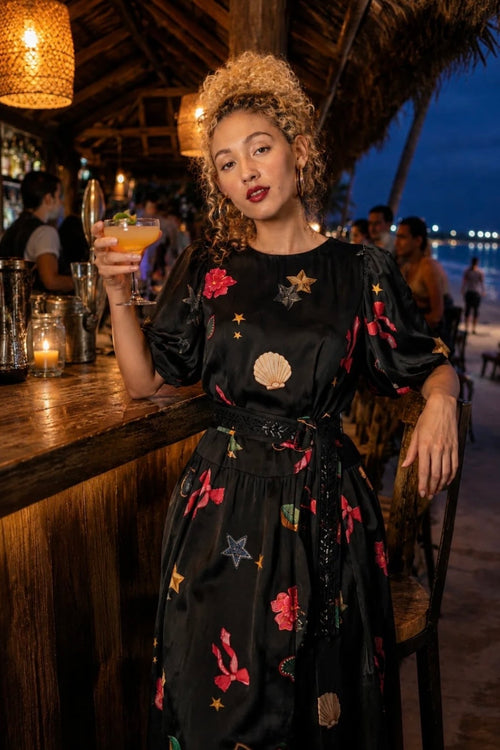 Christina Print Dress