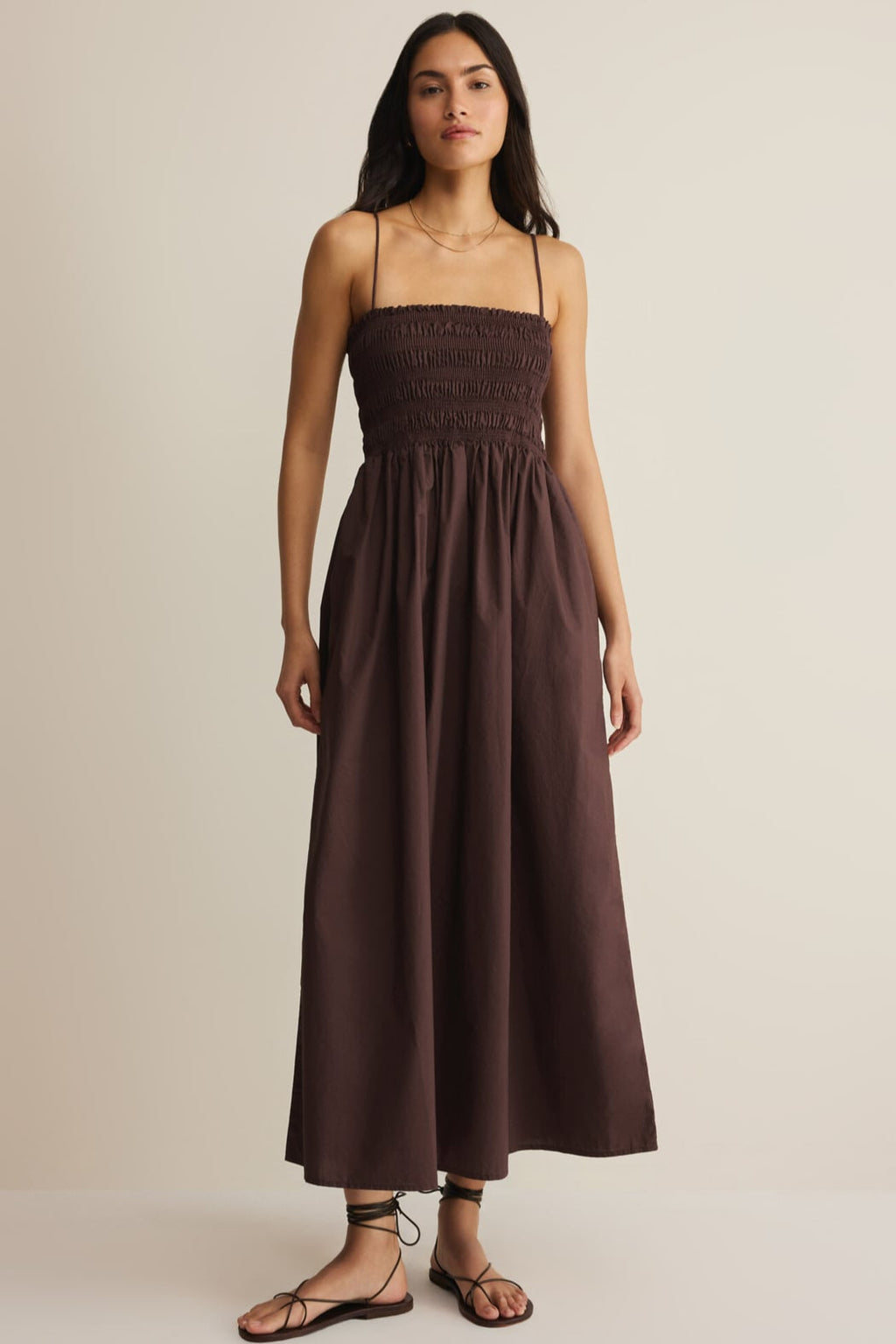 Cornelia Poplin Maxi Dress