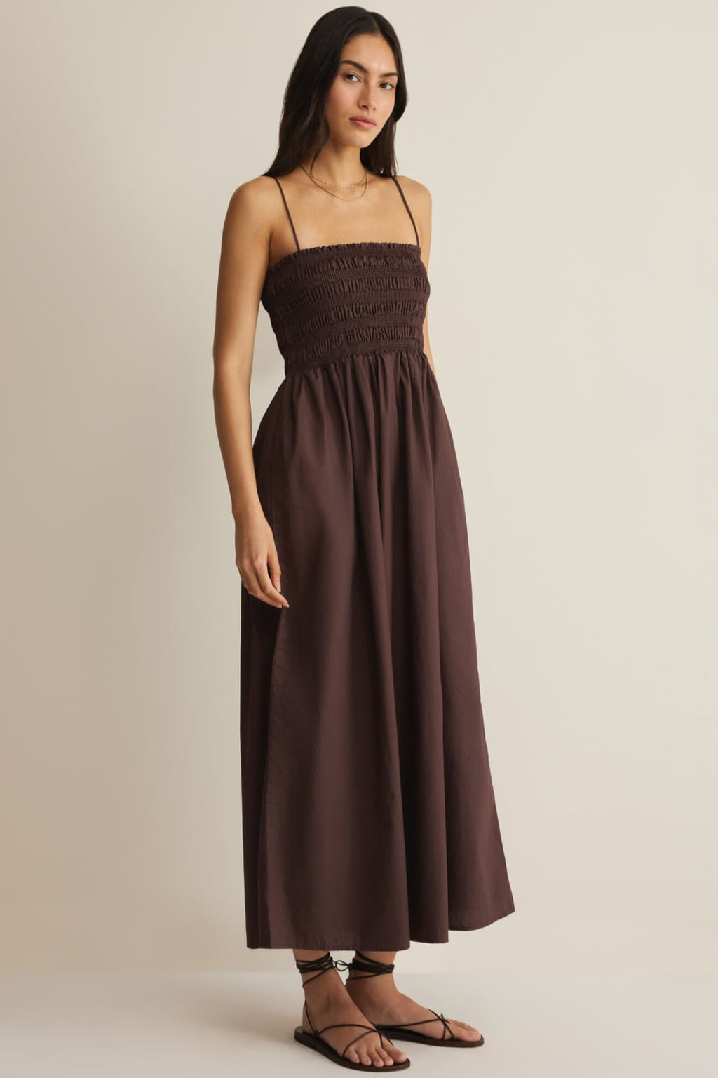 Cornelia Poplin Maxi Dress