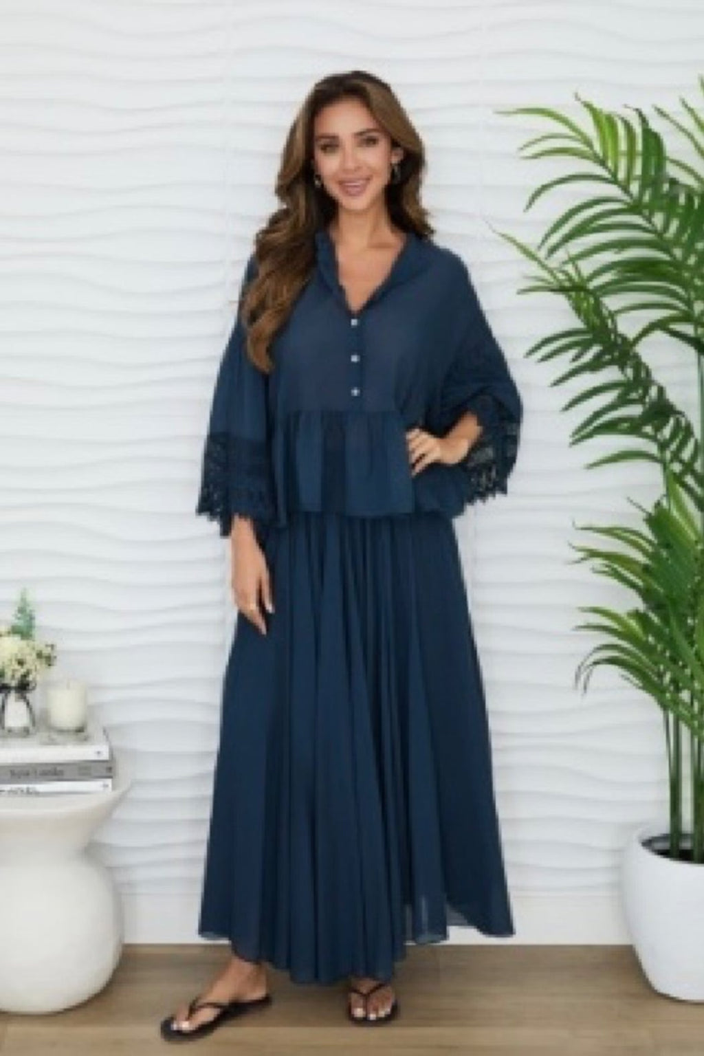 Cotton Maxi Skirt