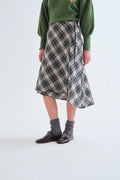 Cotton Plaid Skirt