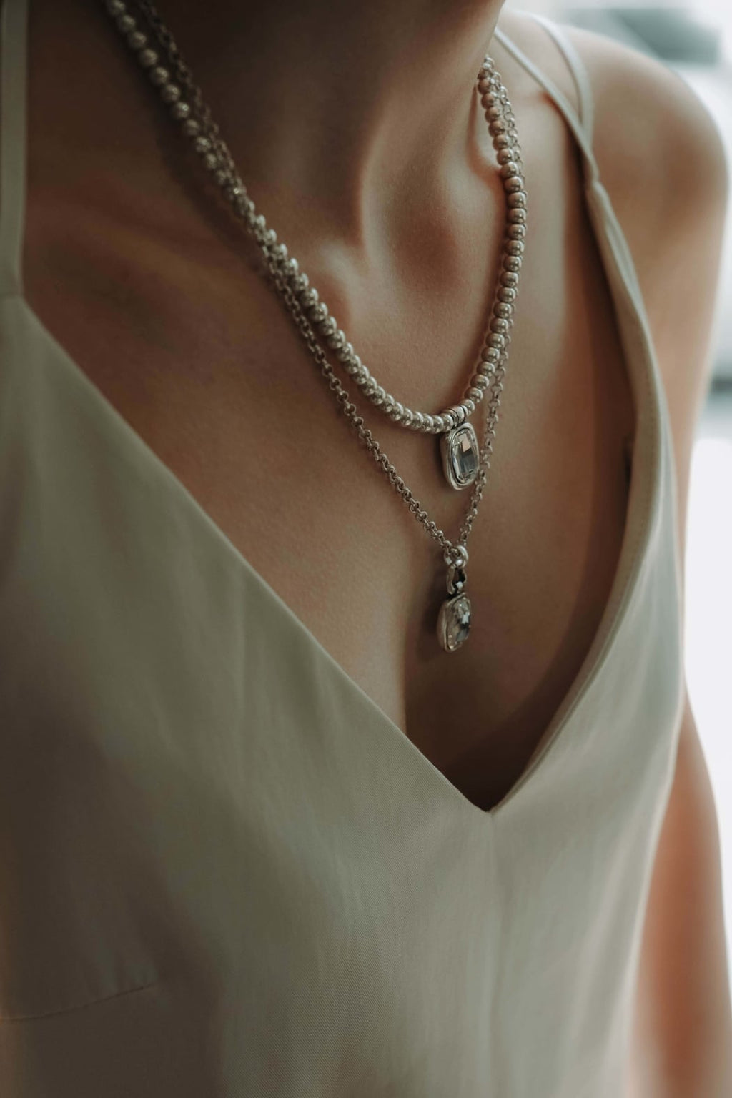 Crystal Pendant Necklace
