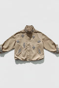 Embellished Beige Jacket