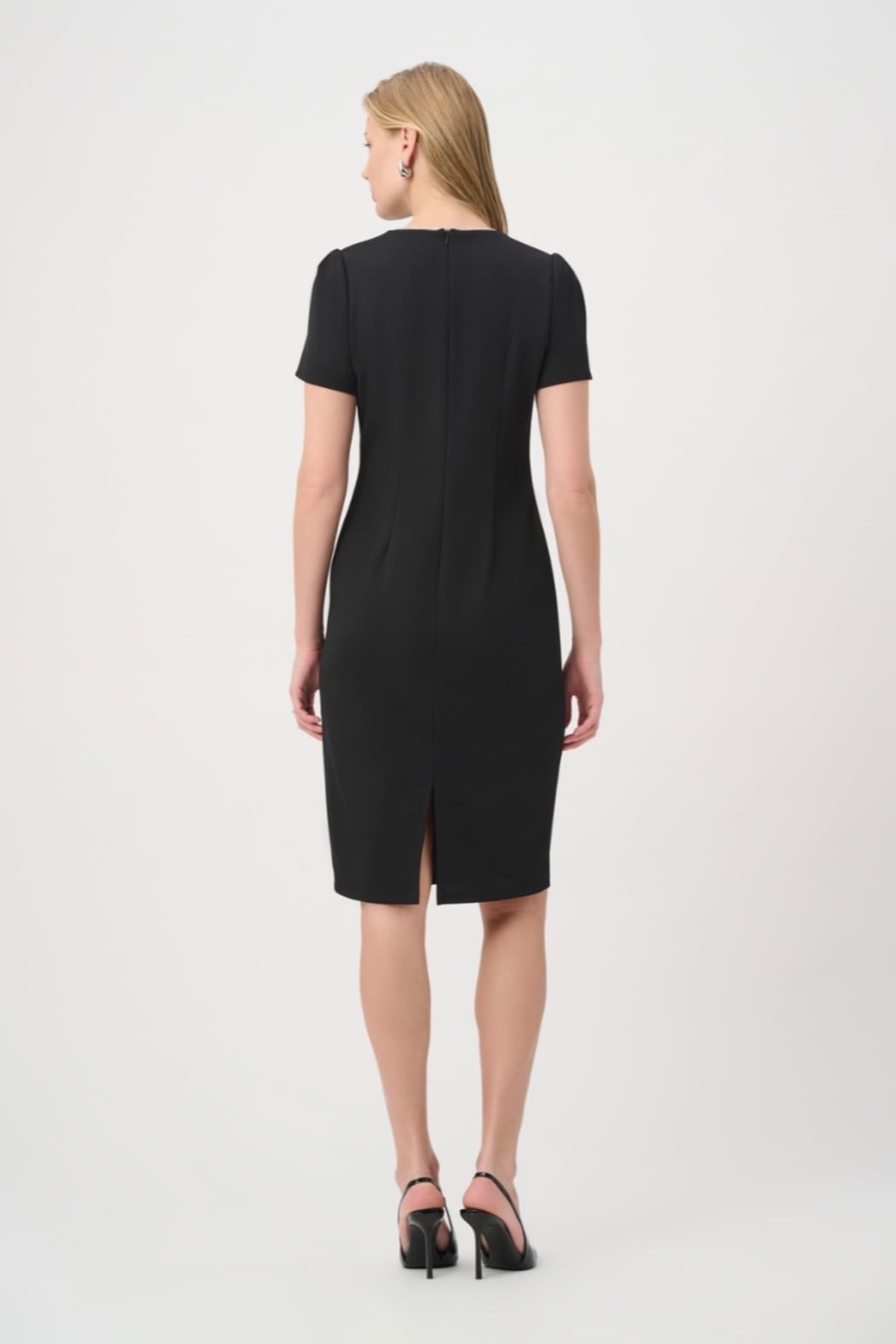 Embellished Bow Neckline Sheath Dress