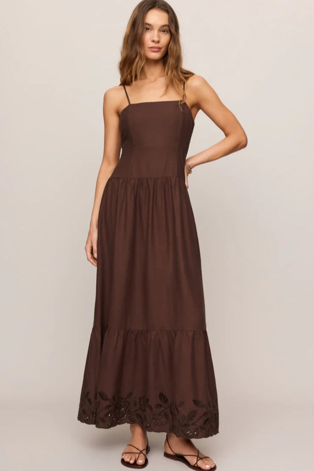 Esti Embroidered Maxi Dress
