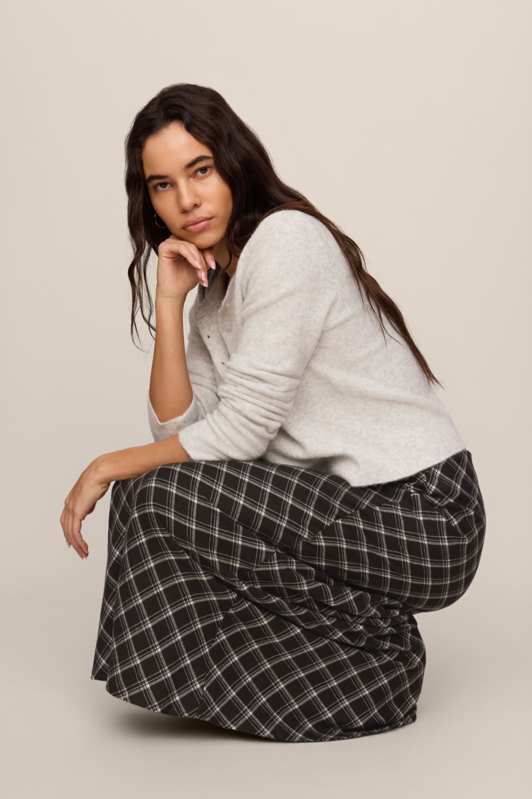 Europa Plaid Skirt