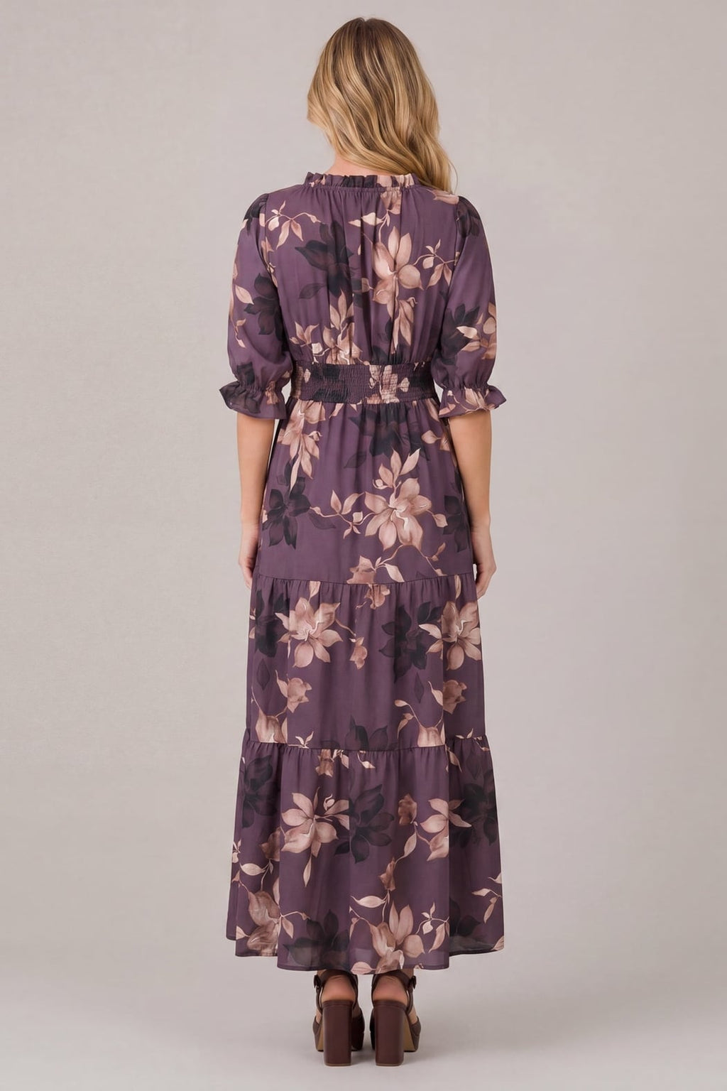 Fall Floral Dress
