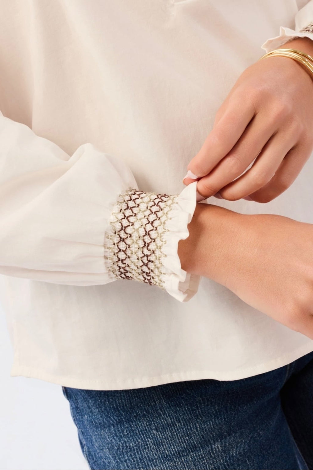 Kimberly Top-Ivory