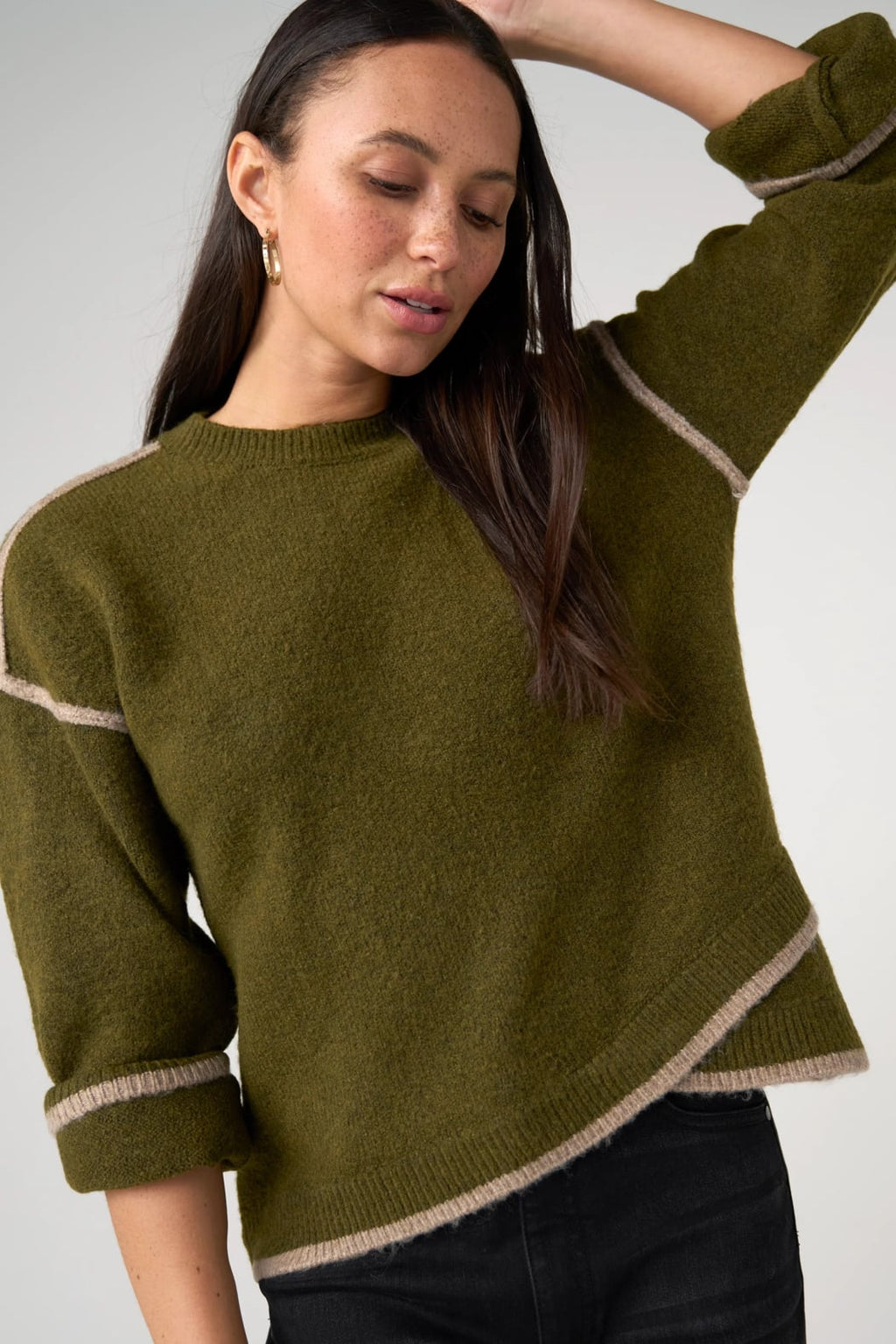 Long Sleeve Crew Neck Sweater