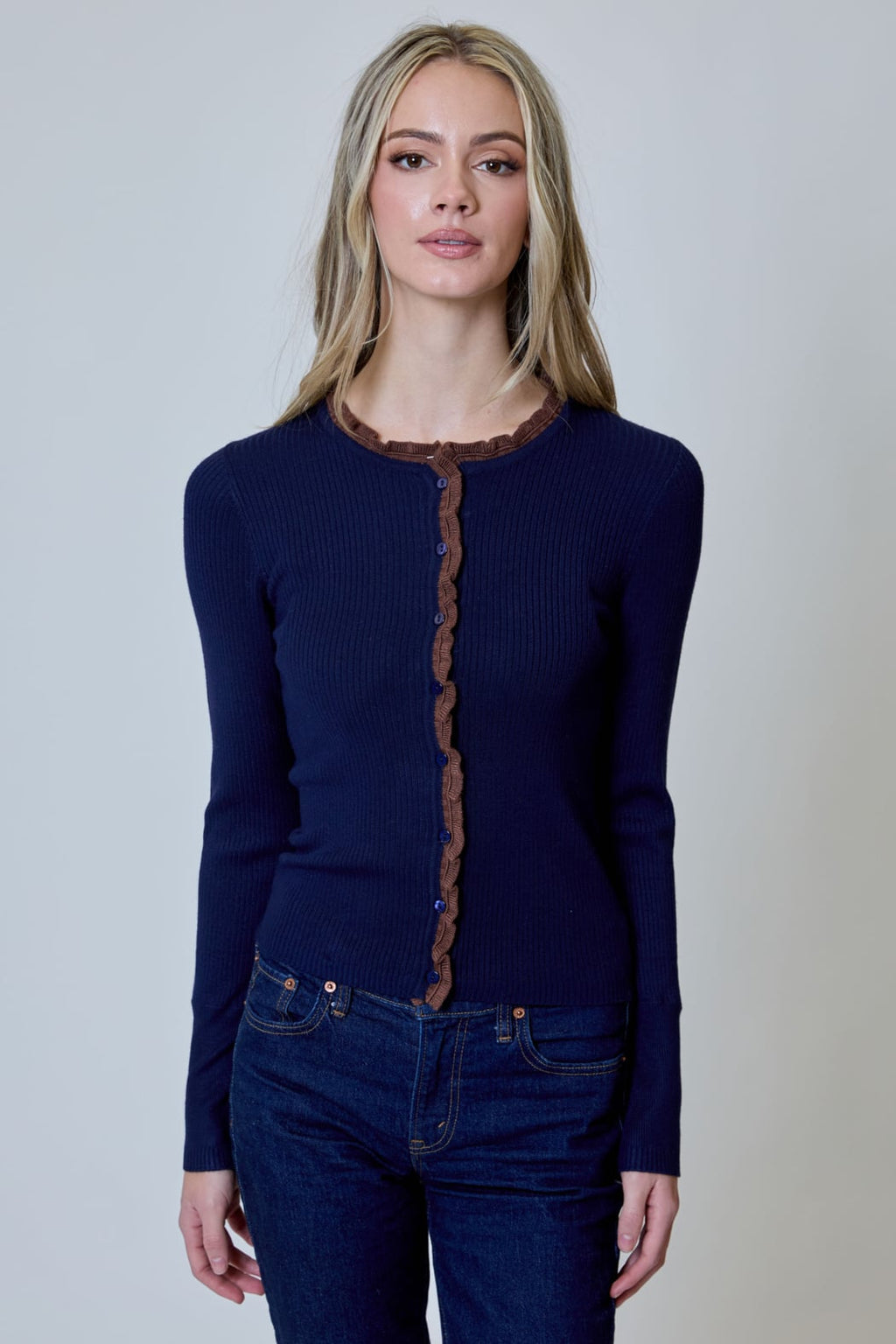 Manda Ruffle Cardigan
