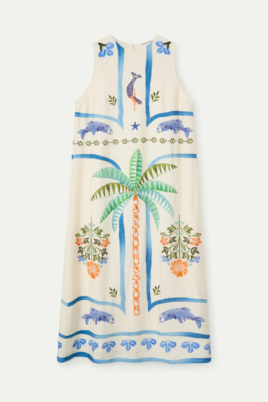 Mermaid Fish Midi Dress