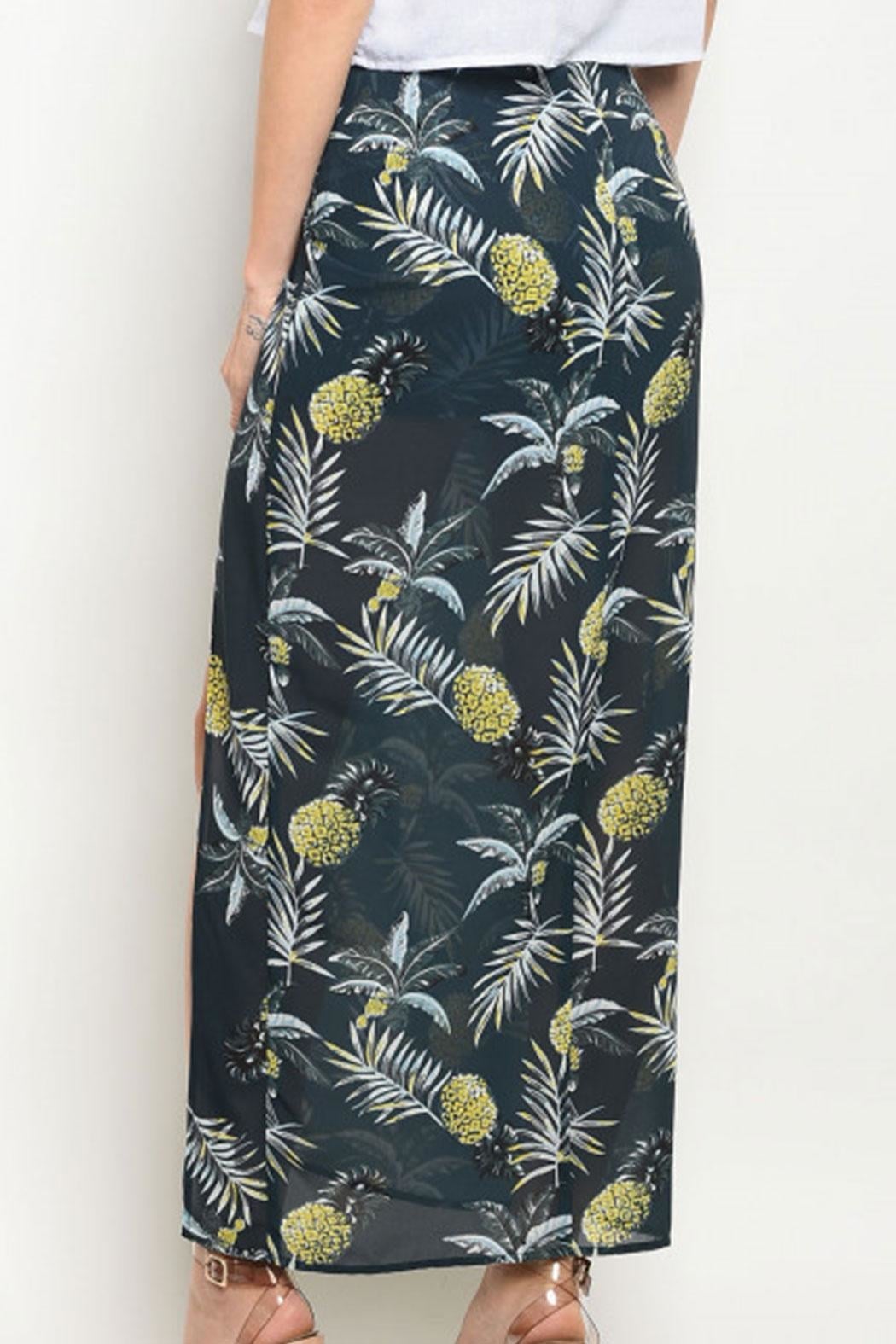Navy/yellow P.A. Skirt