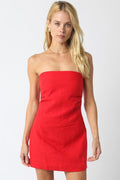 OLI - LINEN TUBE DRESS