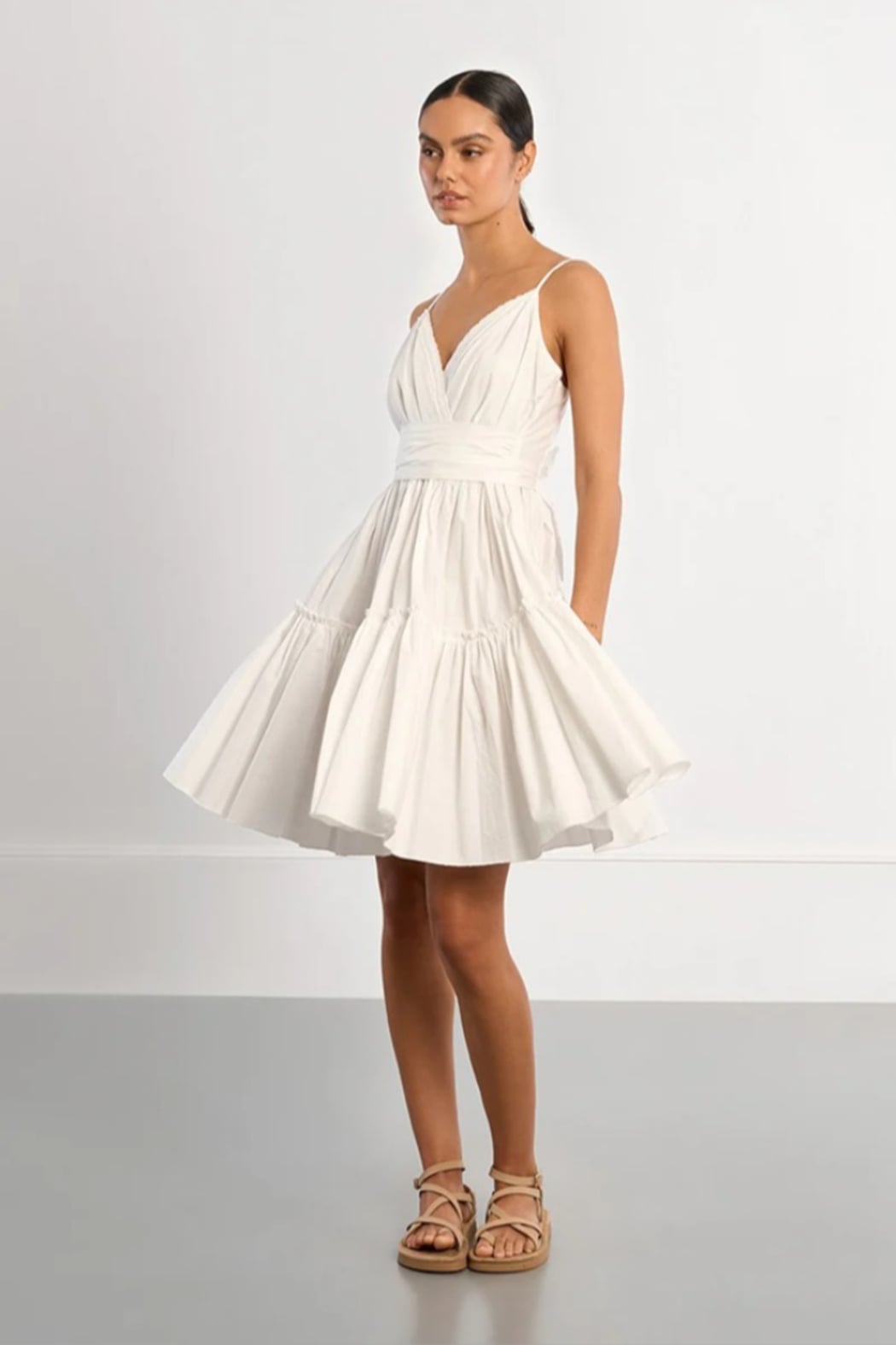 Romantic Ruffled Mini Dress