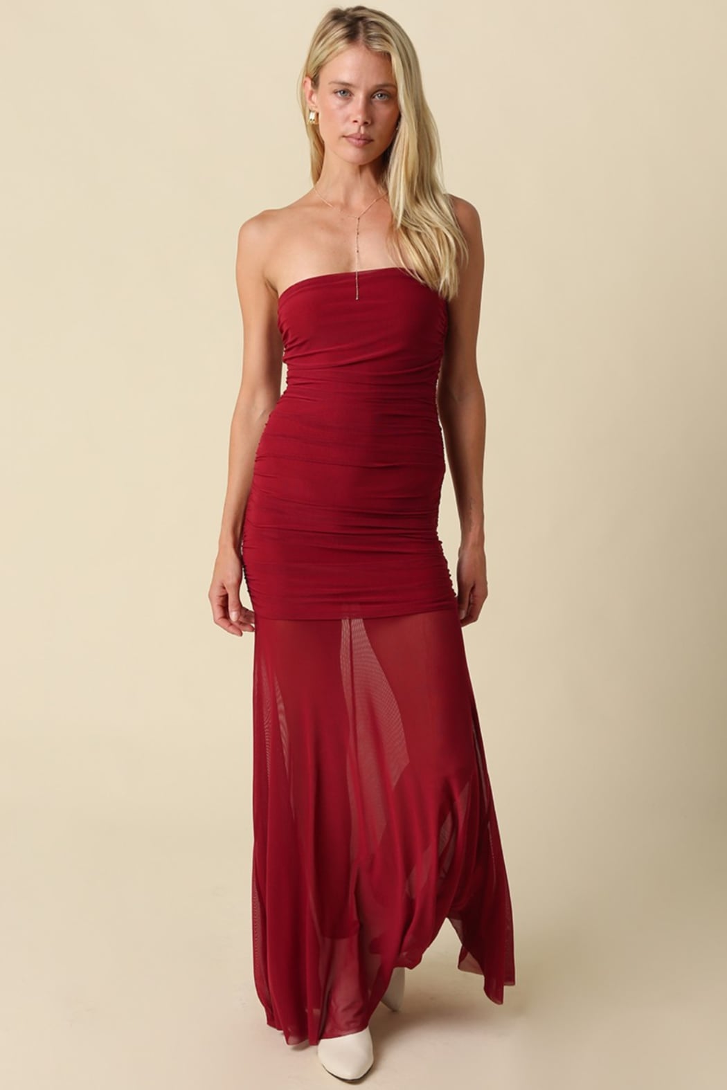 Romy Solid Maxi Dress