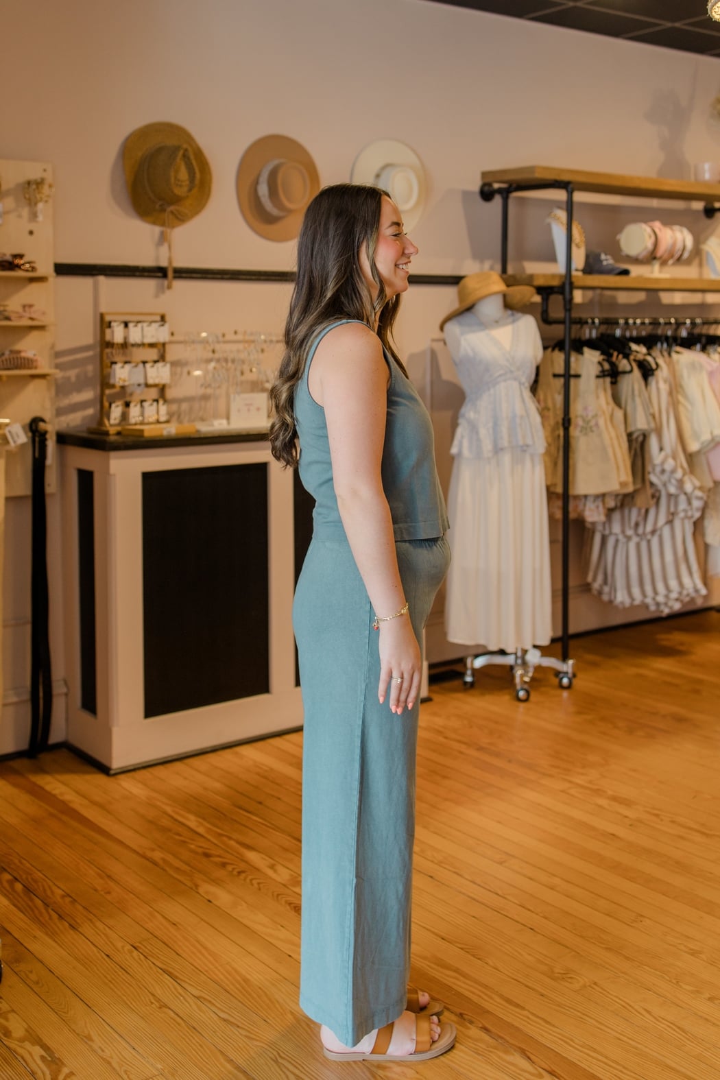 Scout Jersey Cropped Flare Pant