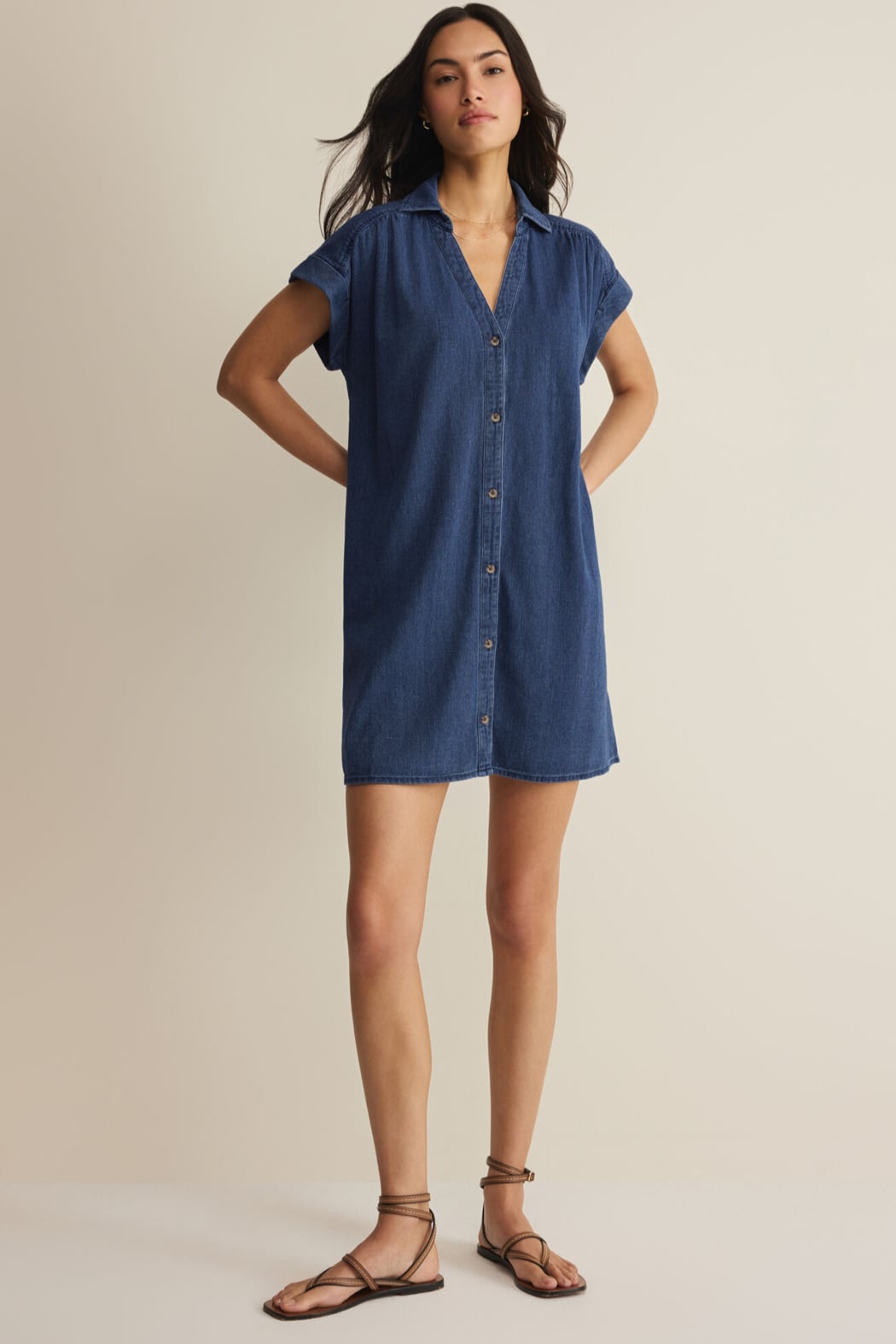 Shellbound Twill Dress
