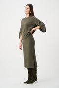 Sweater Knit Midi Skirt