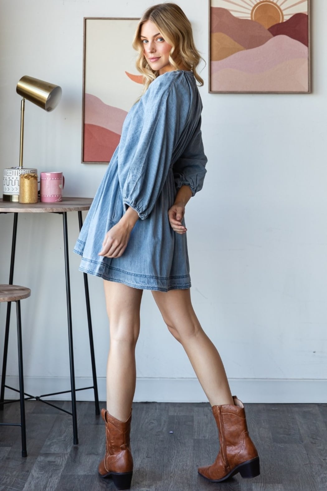Mischa Blue Denim Dress