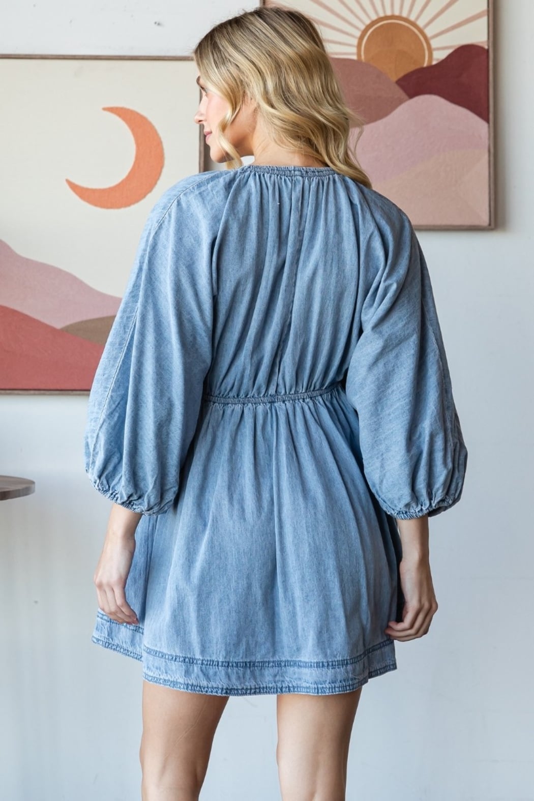 Mischa Blue Denim Dress