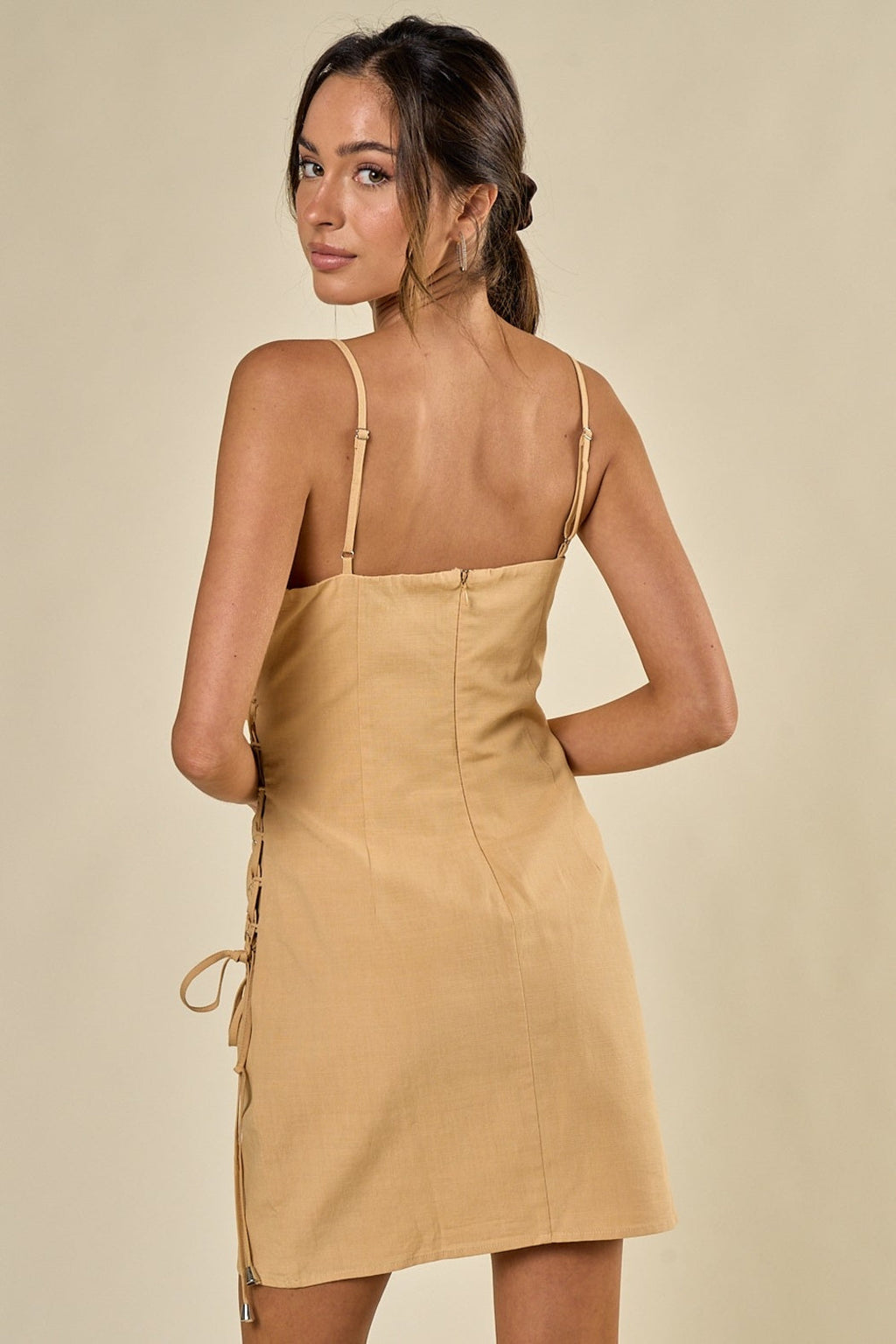 Wrap Front Mini Dress