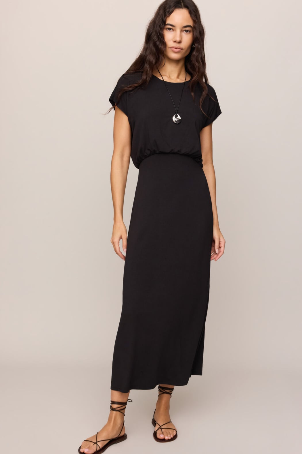 Z Supply Anika Midi Dress in Black