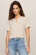 Z Supply Cera Cardigan Top in Cloud